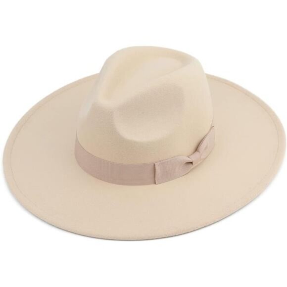 Big Wide Brim Women Fedora Hat main image 7
